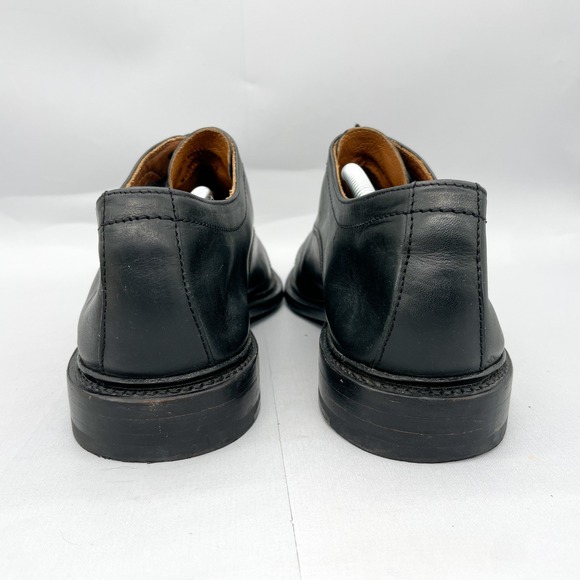Frye Mens 14 D Paul Bal‎ Cap Toe Oxford Dress Shoes Black Leather Lace Up Derby